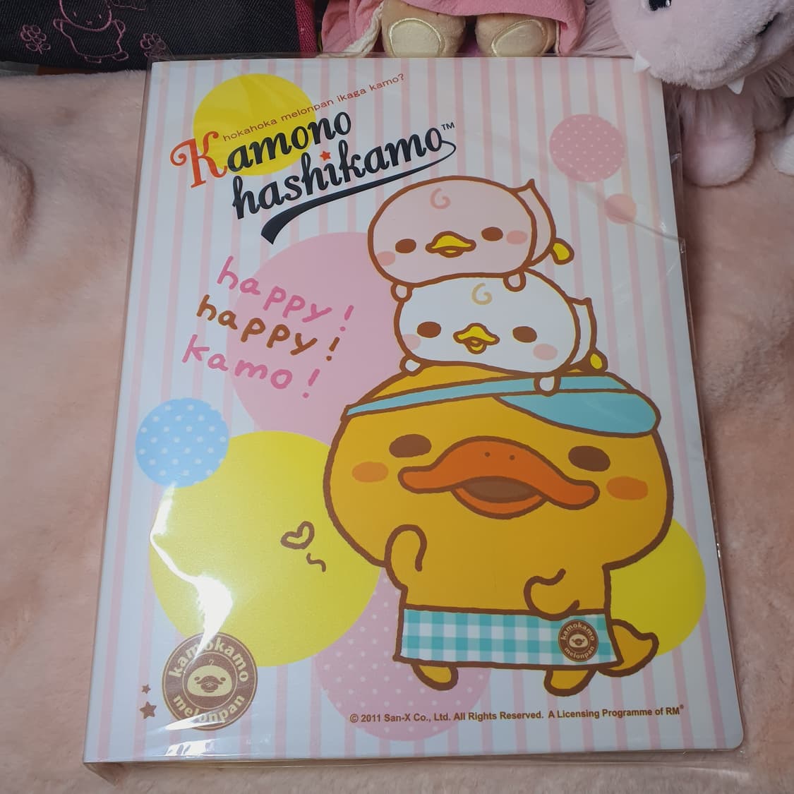 미개봉) 고전 카모노하시카모 캐릭터 A4 클리어 화일 파일 산엑스 상품이미지1