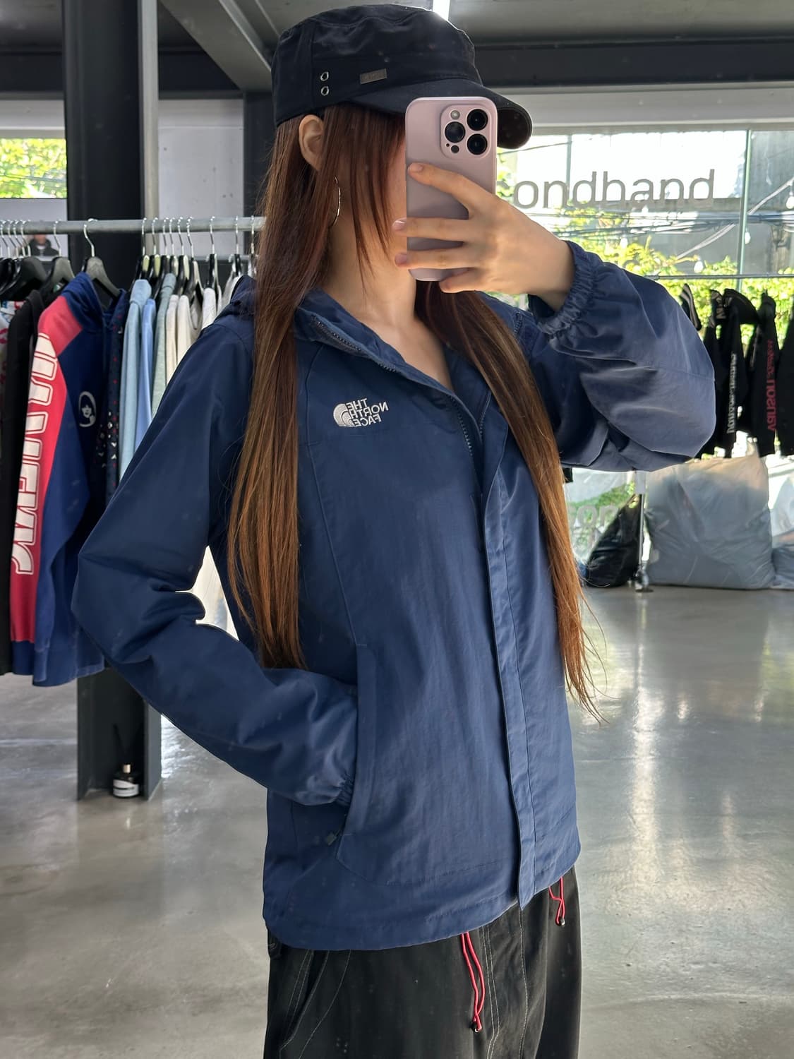 노스페이스 바람막이 블루네이비 상품이미지3