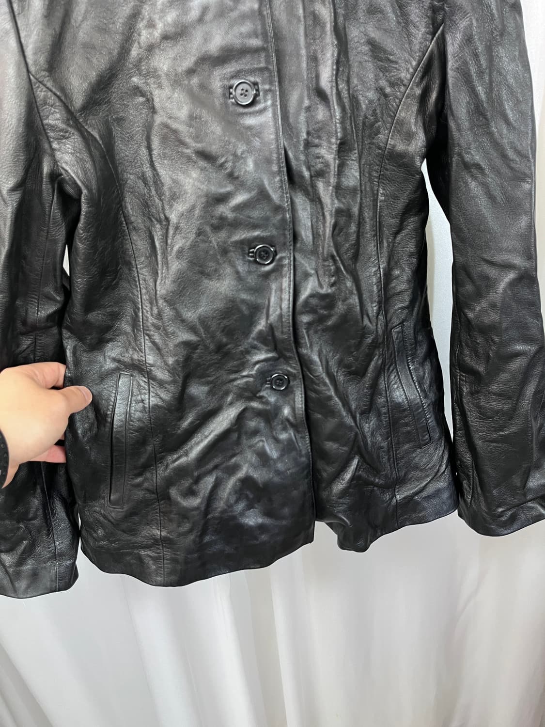 FNS leather jacket  상품이미지3