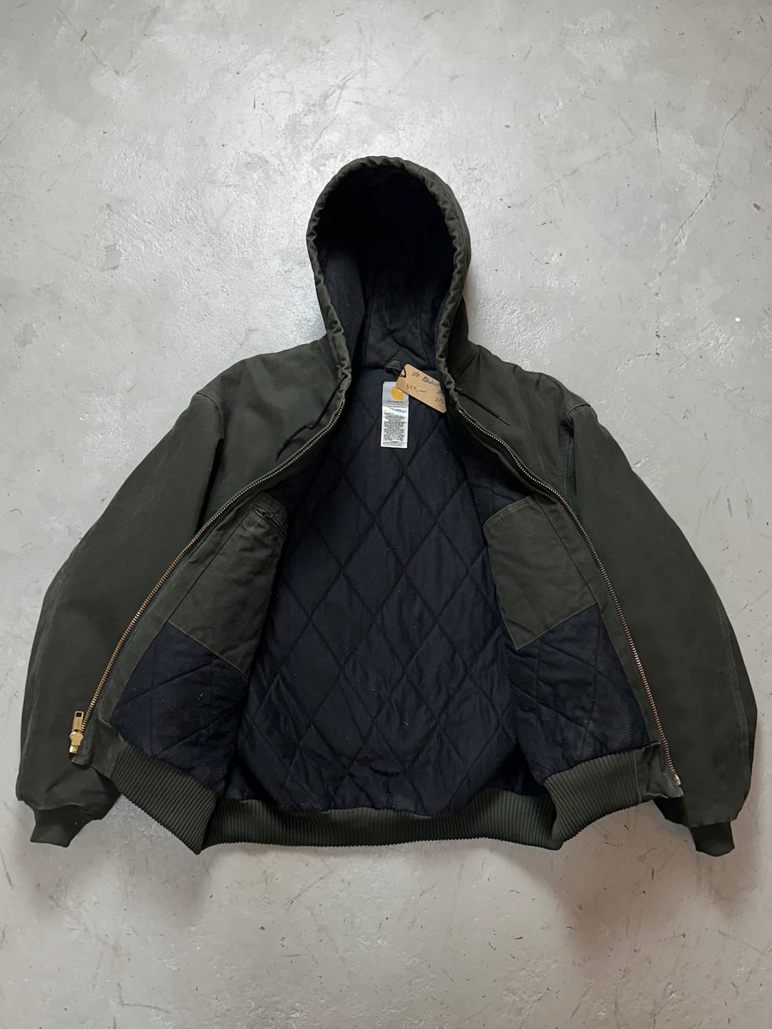 OG 칼하트 J130 액티브 자켓 칼하트 MOS 모스그린 상품이미지7