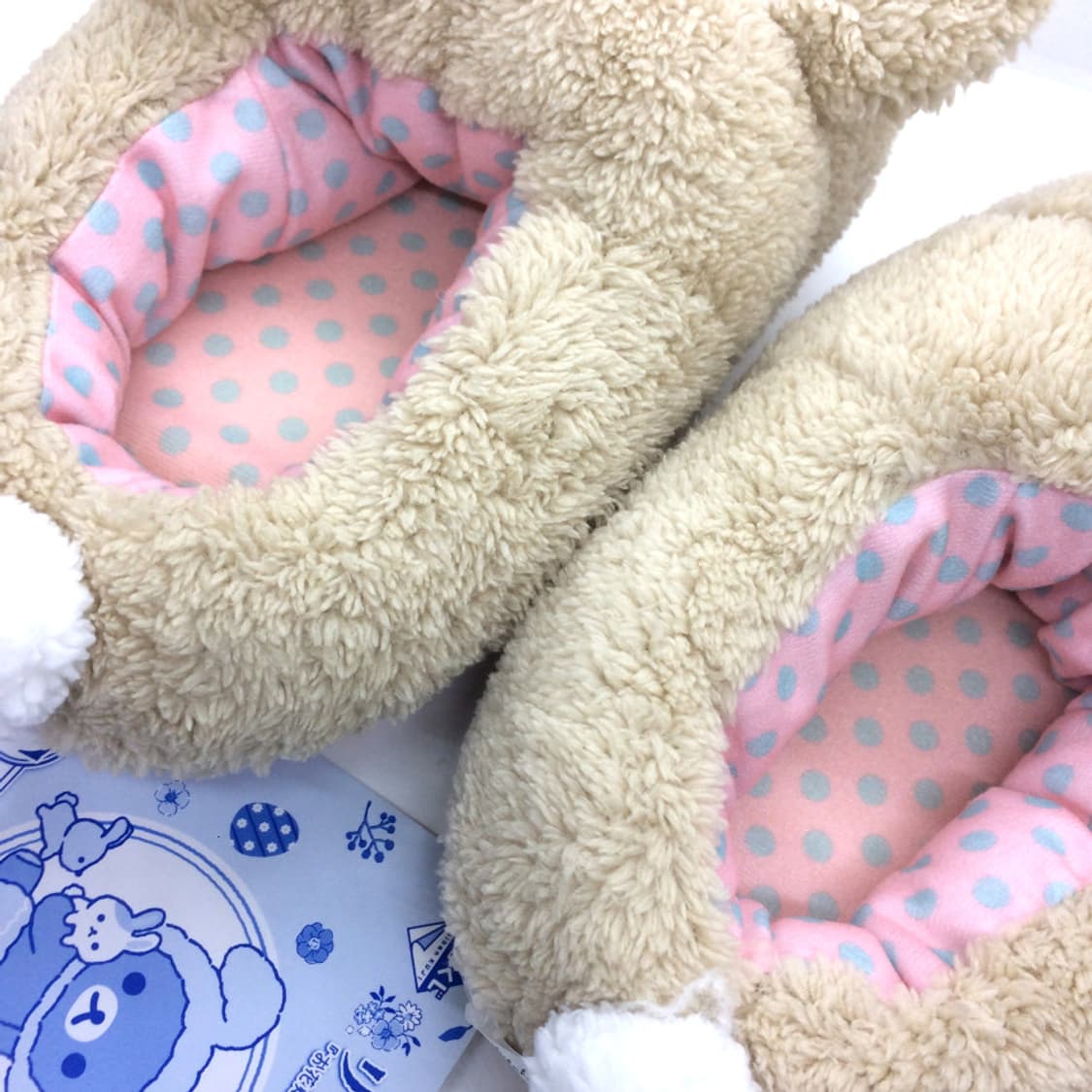 리락쿠마 토끼 룸슈즈 인형 실내화 220-240 상품이미지3