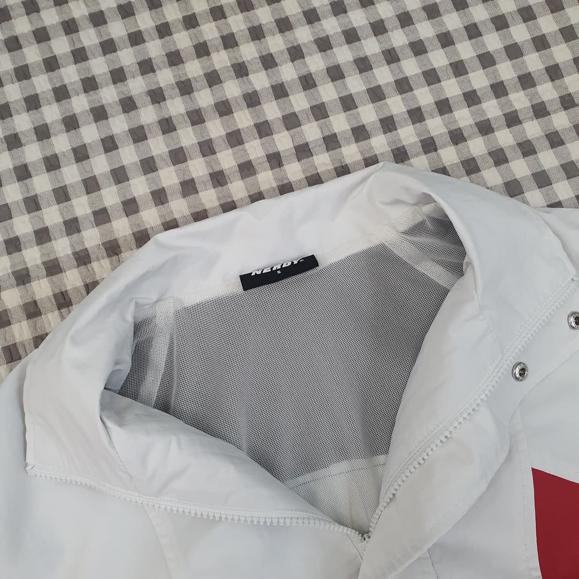 널디 크롭 바람막이 자켓 남자95 상품이미지3