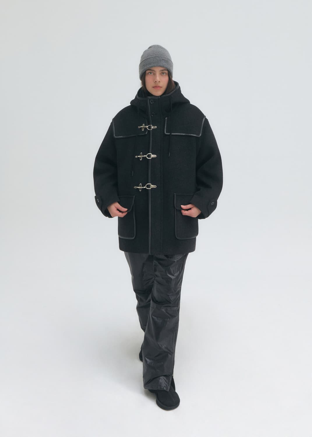 그로브 22WINTER MORGAN COAT 챠콜 상품이미지1