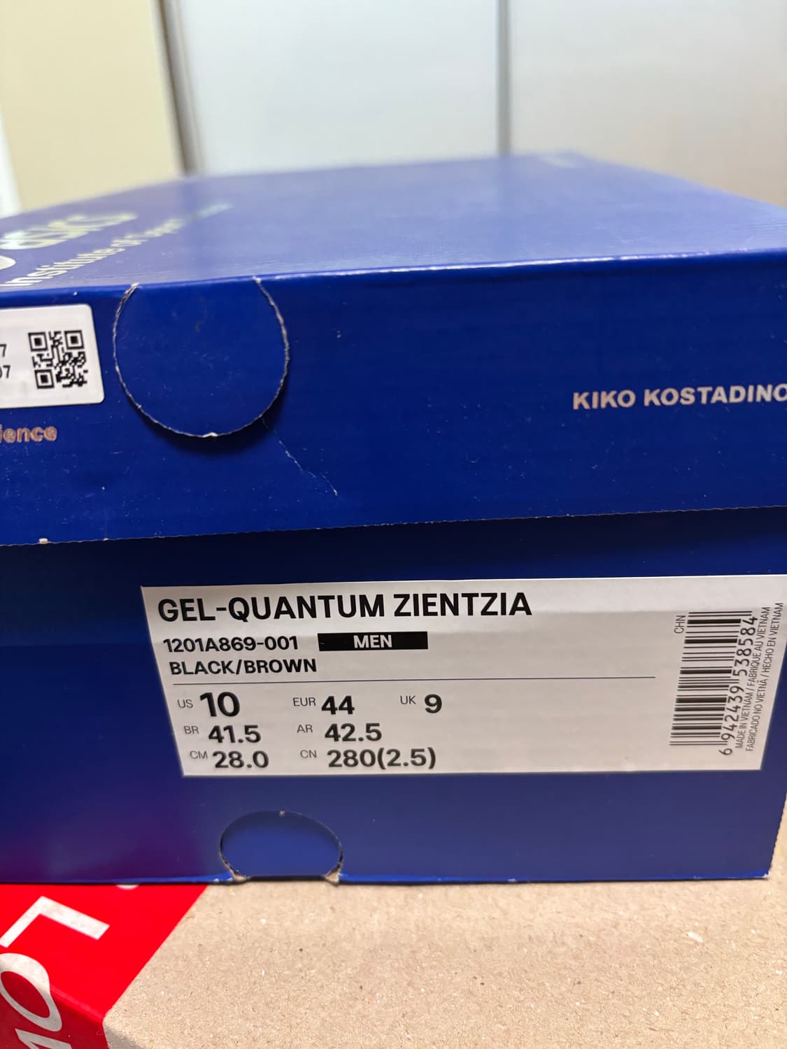 아식스 x 키코 젤 퀀텀 지엔치아 블랙/브라운 280 상품이미지8