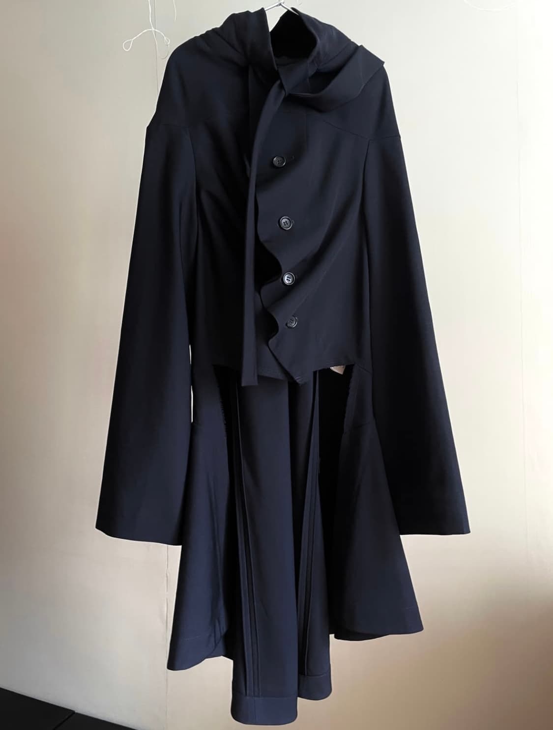 꼼데가르송 언발 케이프 자켓 상품이미지2