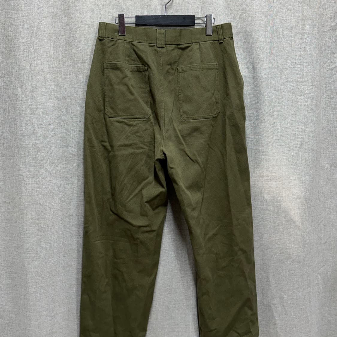 [32] TradClub 트래드클럽 카키 코튼 팬츠 와이드 바지 상품이미지4