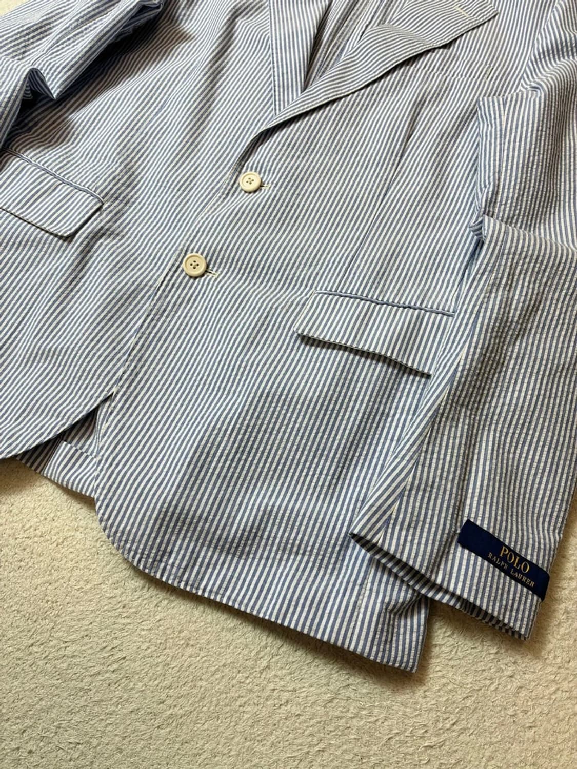 폴로 랄프로렌 스트라이프 소프트 시어서커 블레이저 자켓 PN6903 상품이미지3