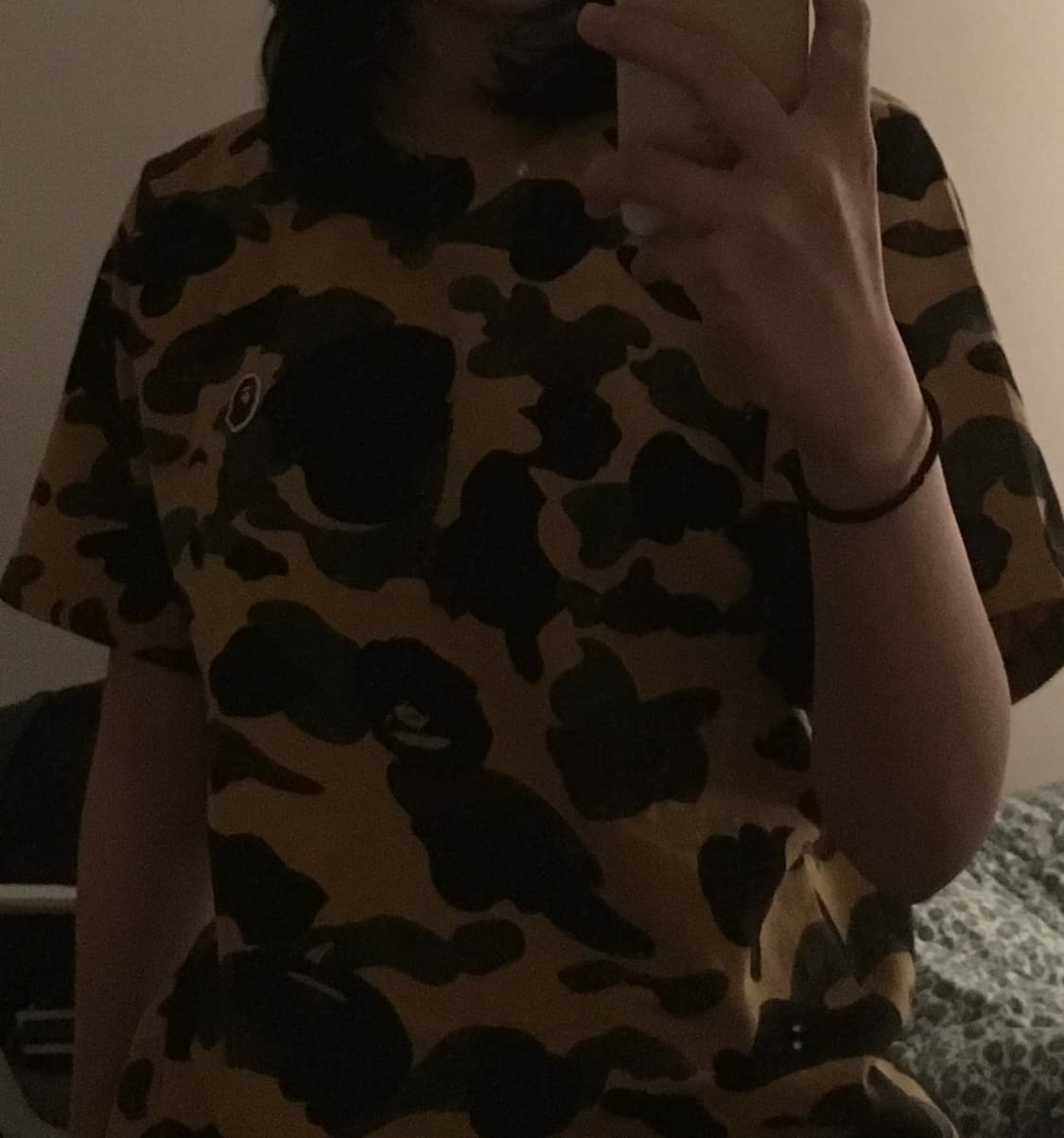 Bape 카모 원 포인트 반팔 상품이미지1