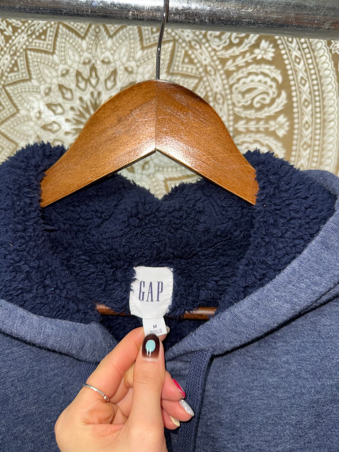 갭 성조기 기모 후드집업  상품이미지5