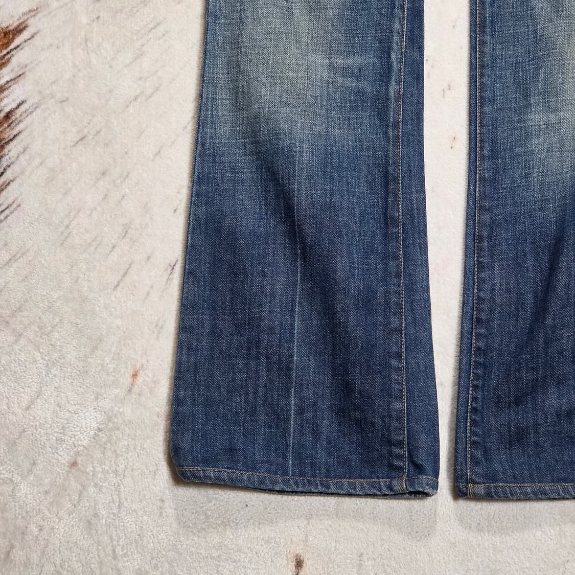 빈티지 뒷자수 워싱 부츠컷 데님팬츠 상품이미지6