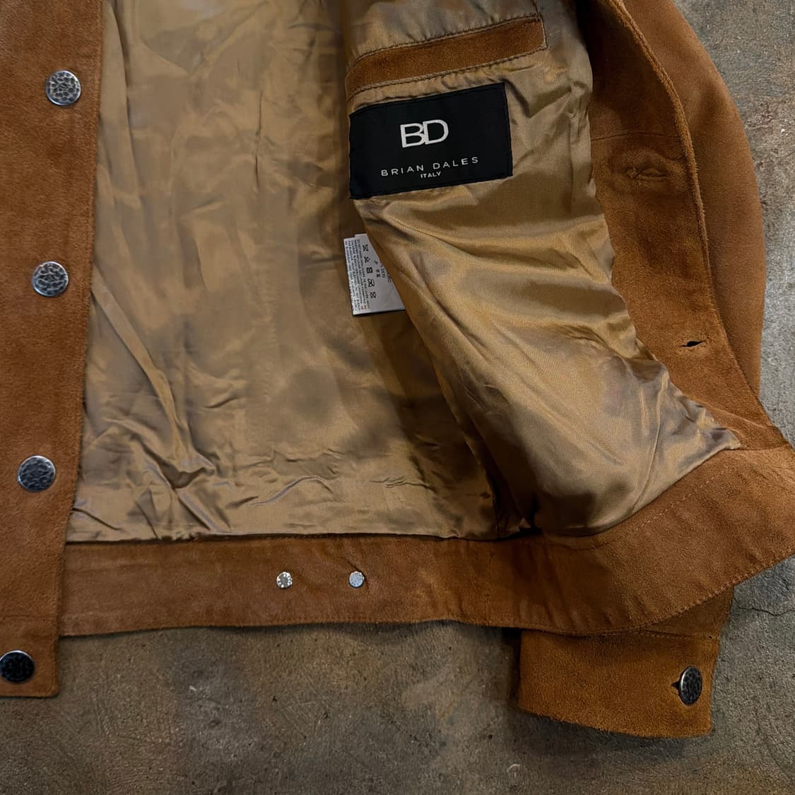 이태리 Brian Dales 레더 스웨이드 자켓 상품이미지5