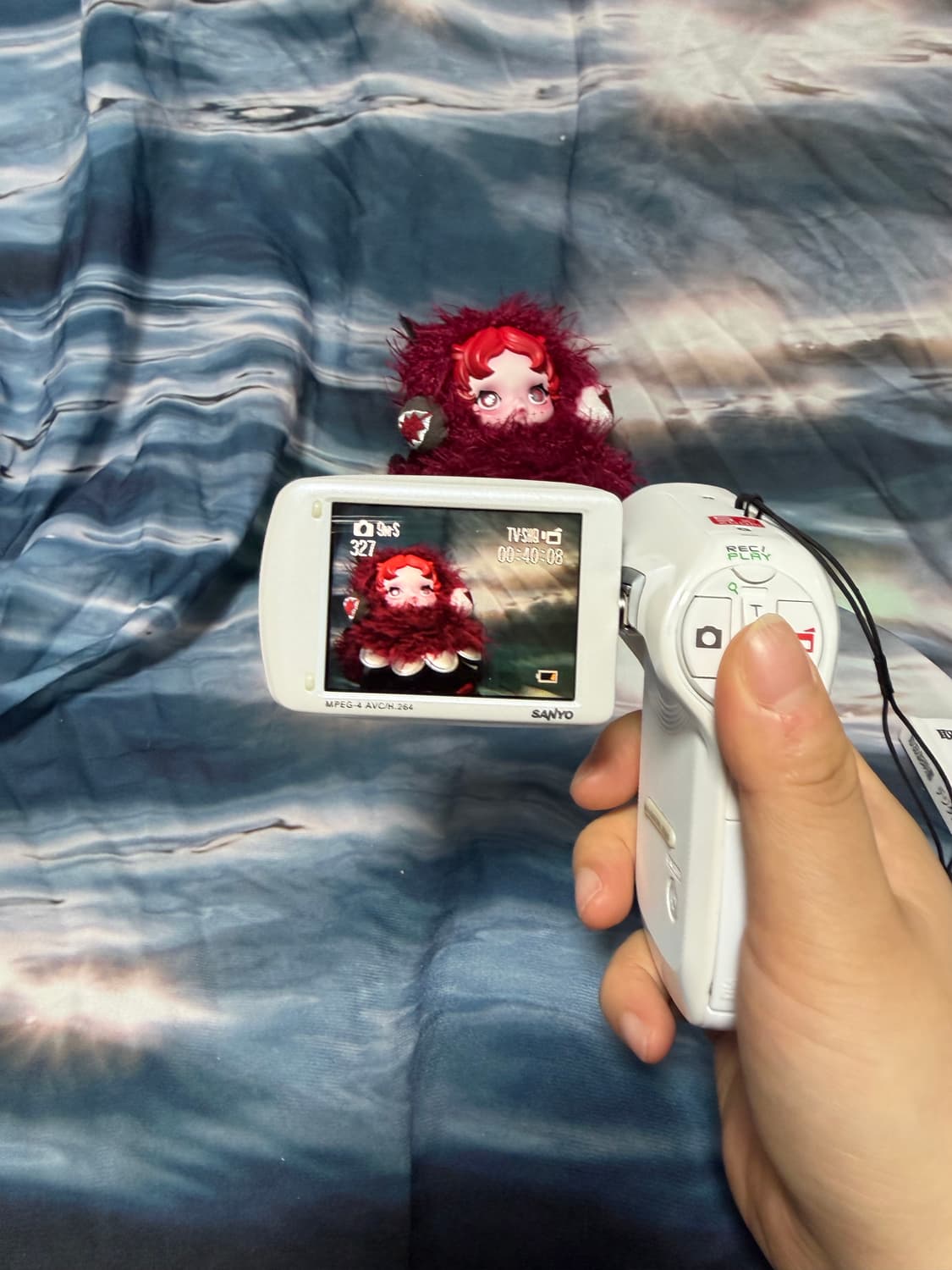 산요 작티 cg9 흰색 디카 캠코더 카메라 초미품 풀박🤍✨ 상품이미지7