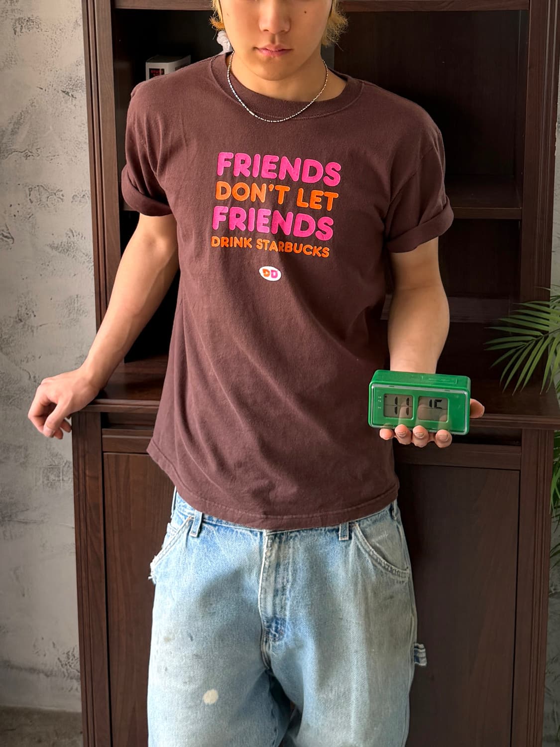 빈티지 반팔 티셔츠 던킨도너츠 스타벅스 상품이미지1