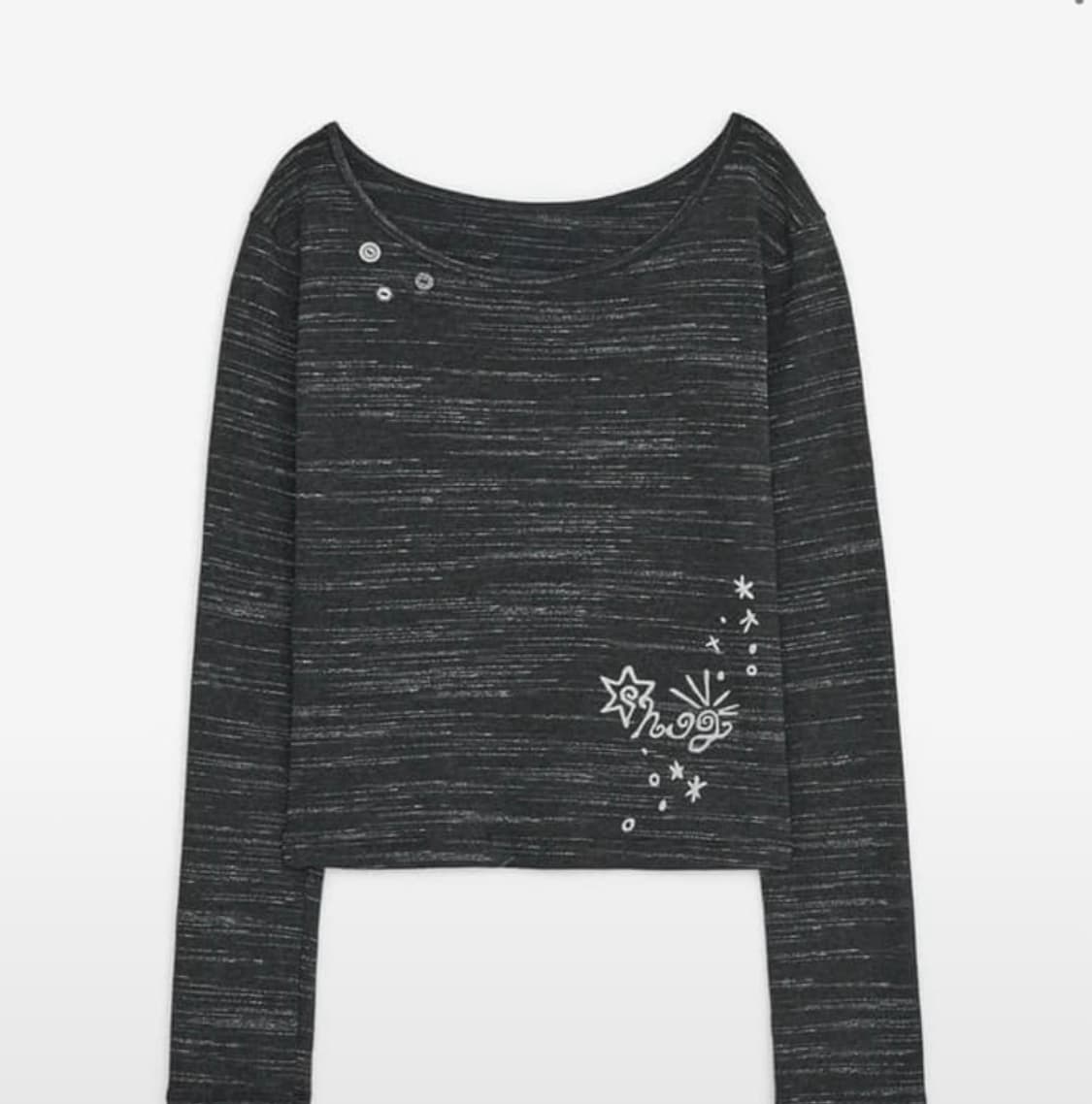 허그유어스킨 허그 스티치 니트티 티셔츠 롱슬리브 상품이미지1