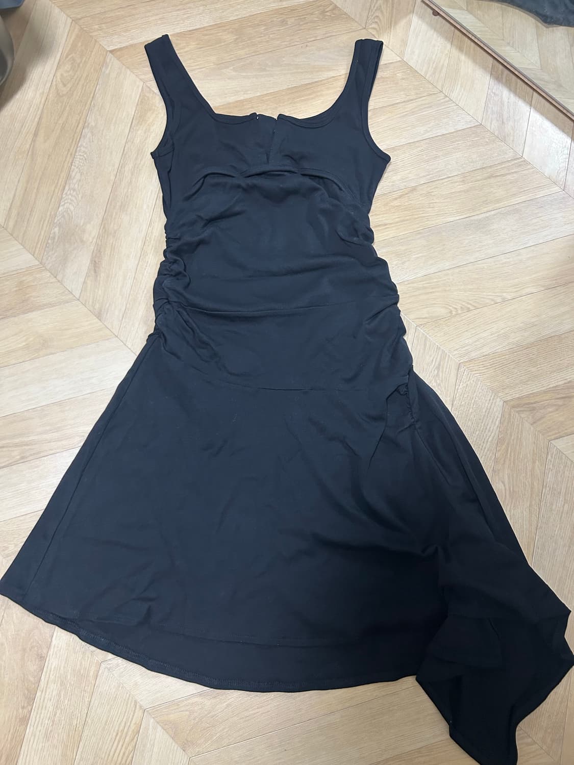 lcdc 엘씨디씨 뷔스티에 져지 드레스 원피스 상품이미지2