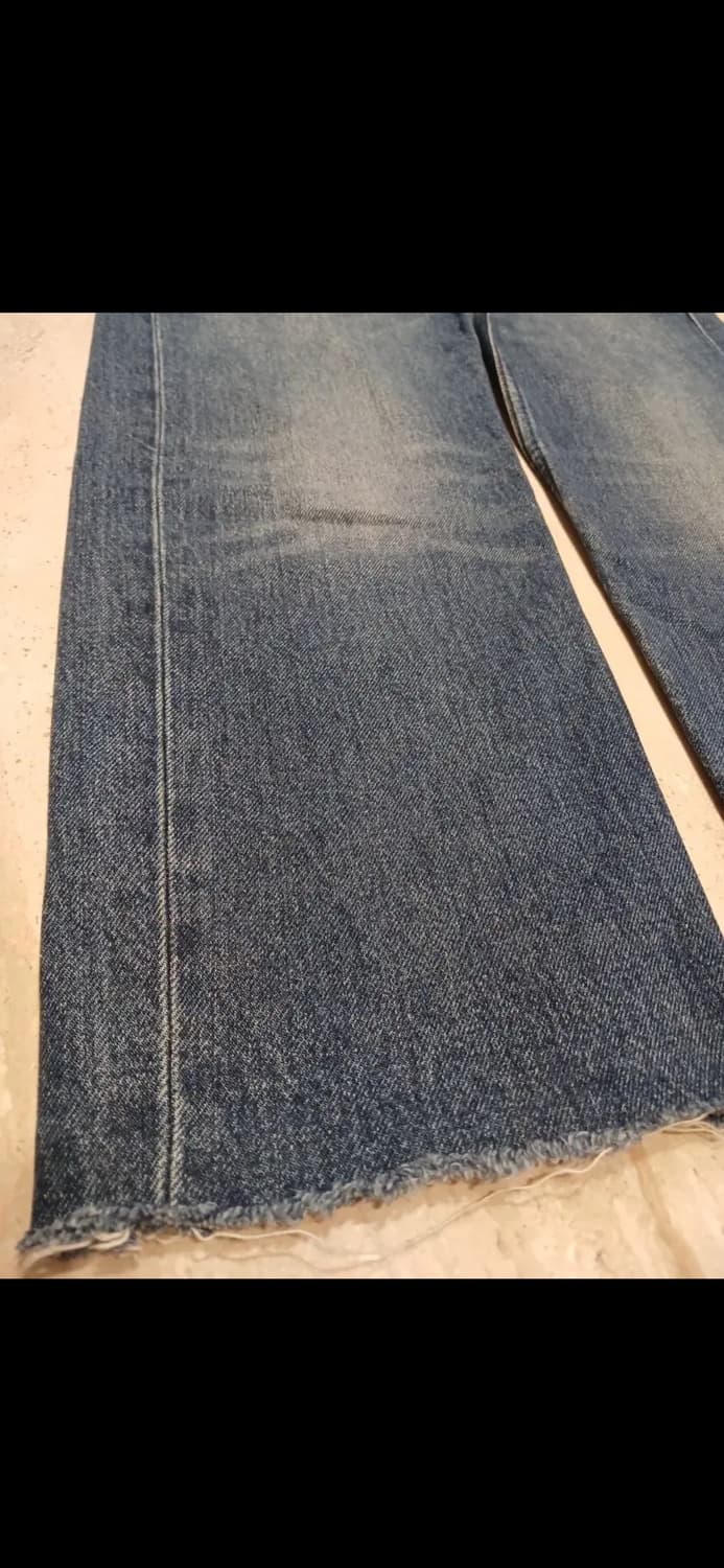 ACNE HEM CUTTED OFF VINTAGE BLUE JEANS 상품이미지6
