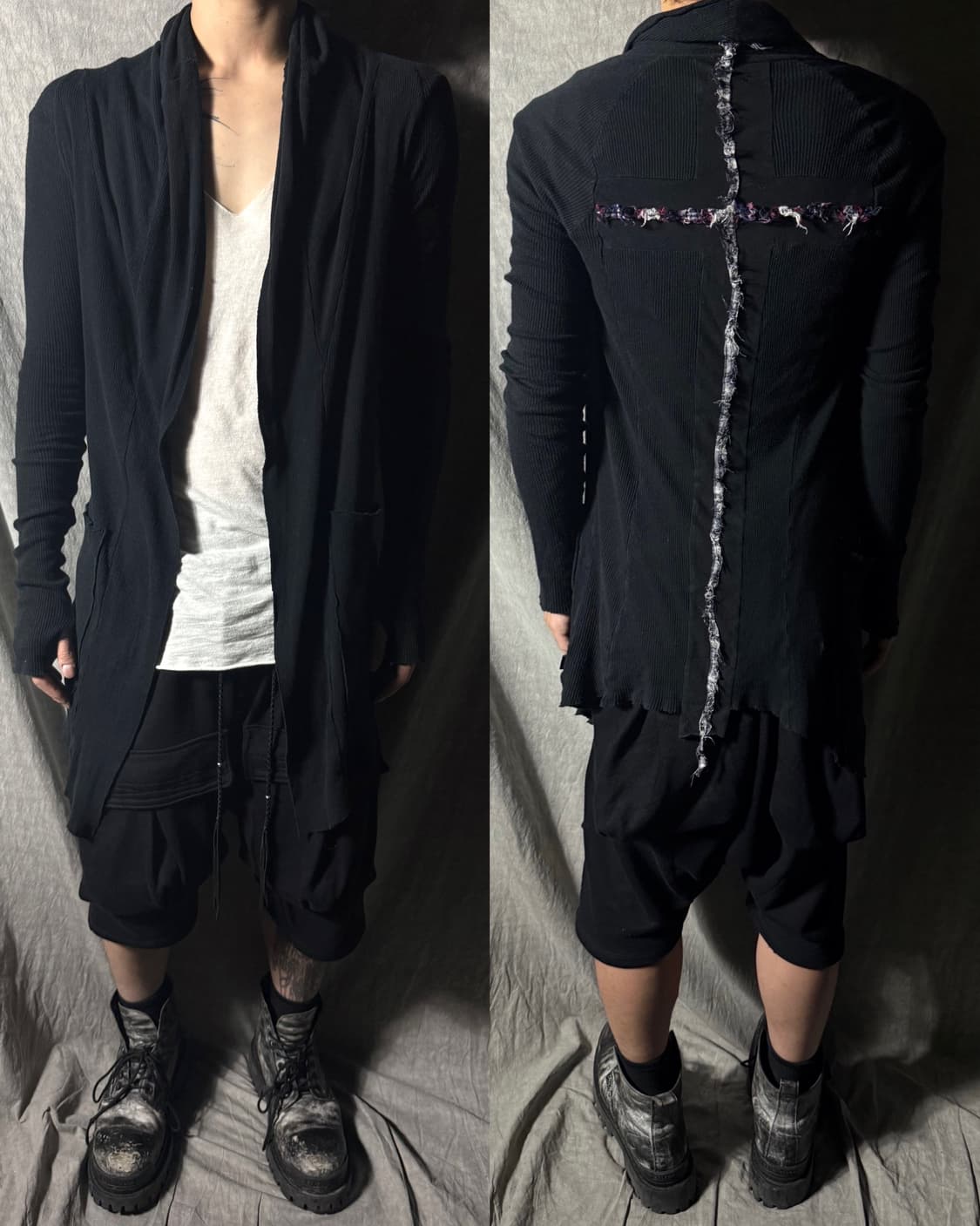 LGB Back Cross Cardigan   상품이미지1