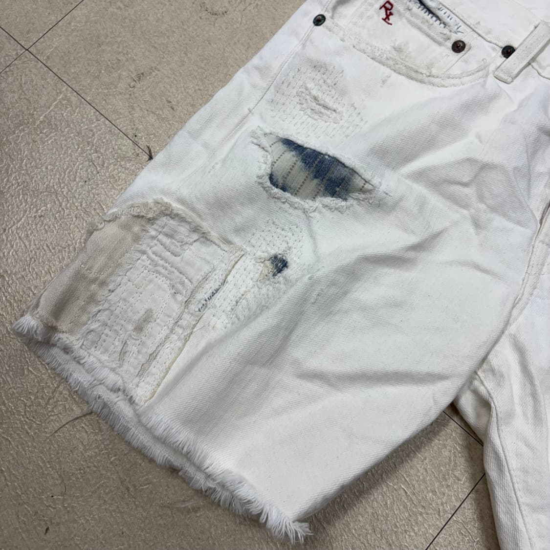 폴로 랄프로렌 패치워크 커팅 반바지 상품이미지3