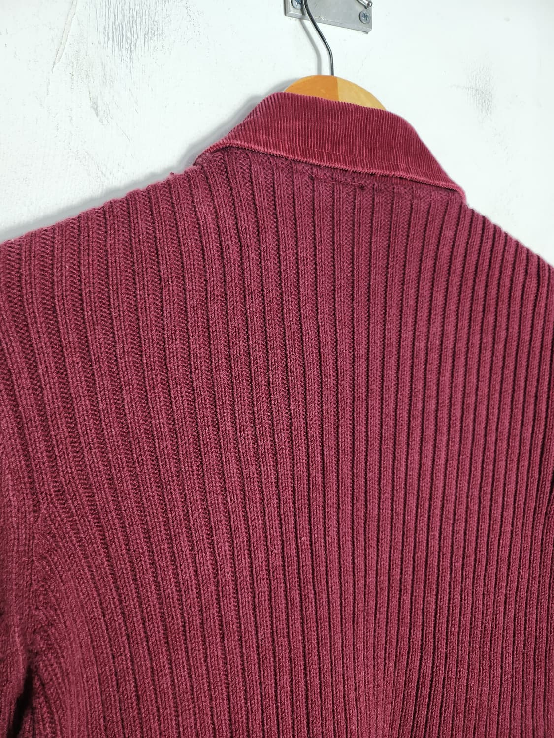 빈티지 코듀로이 골지 니트 자켓 상품이미지4