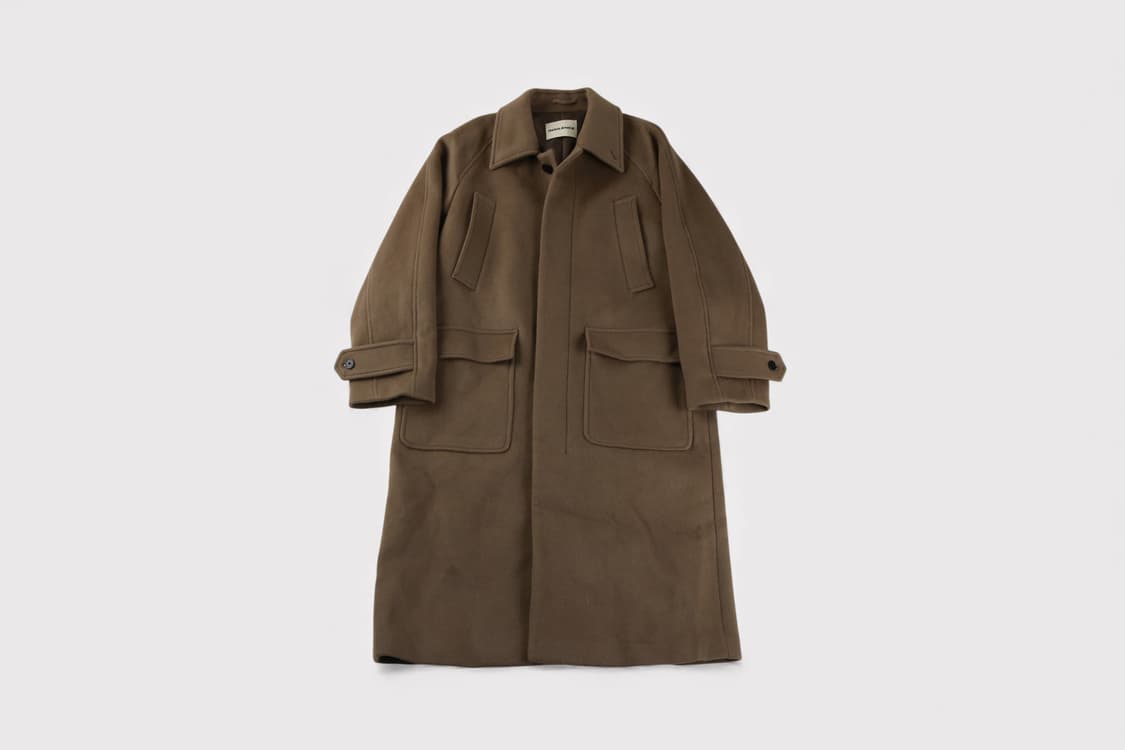 [M] 인사일런스 오버사이즈 발마칸 코트 상품이미지1