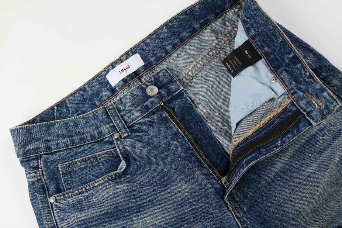 [48] 엘무드 와이드 데님팬츠 상품이미지2