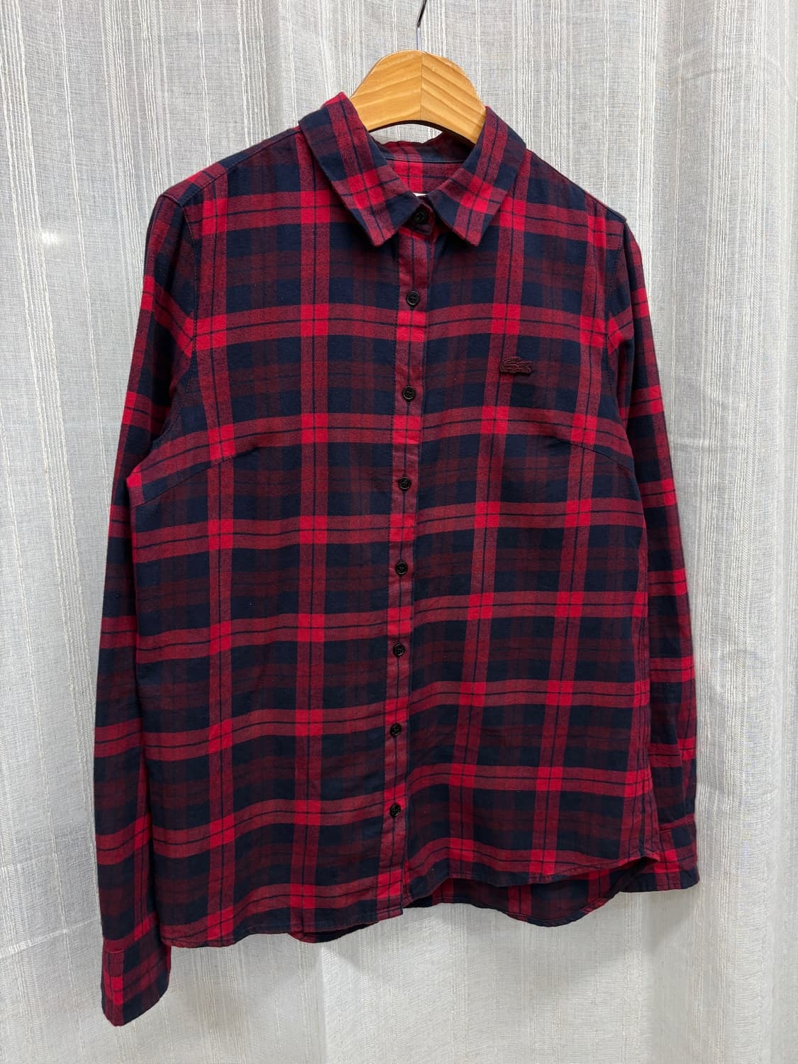 라코스테 타탄체크 셔츠  상품이미지1