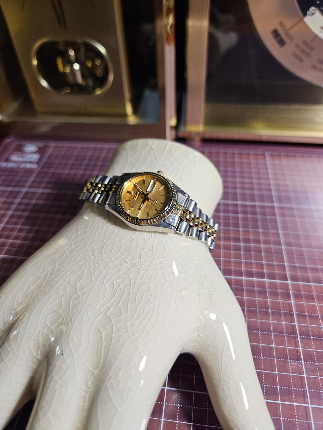 세이코 여성용 sq 슈퍼쿼츠 콤비  롤렉스오이스터 콤비 오마주 상품이미지2