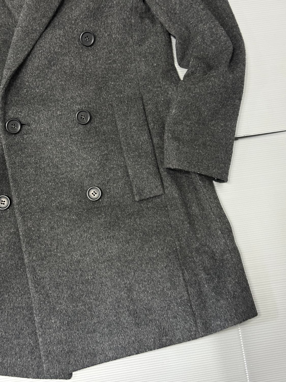 클럽 모나코 더블 코트 그레이 XS  상품이미지3