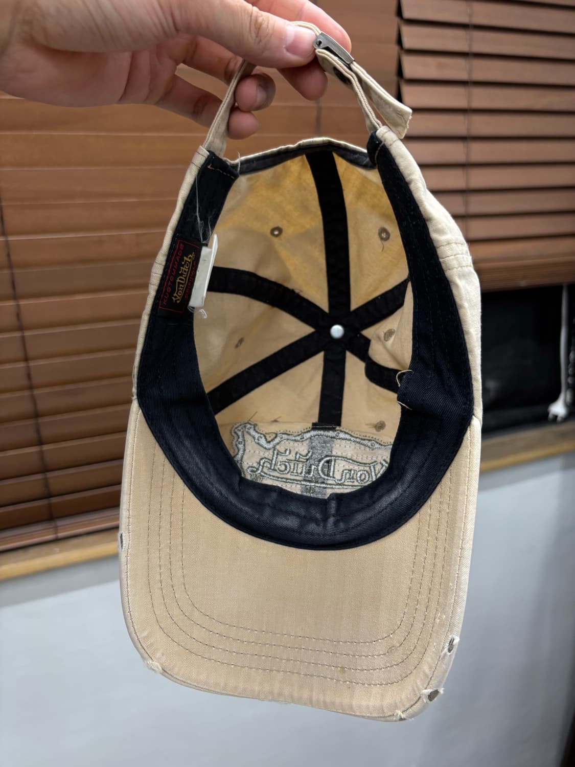 VonDutch 본더치 베이지 볼캡 모자 상품이미지4
