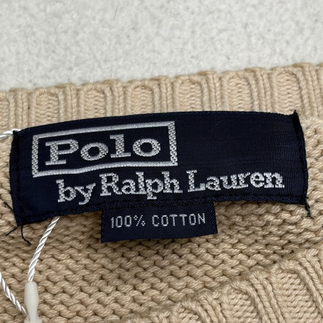 POLO 라운드넥 코튼 니트 L 상품이미지4