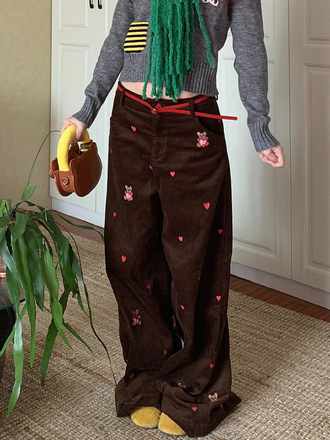 하트베어 코듀로이 팬츠 (4size) 상품이미지1