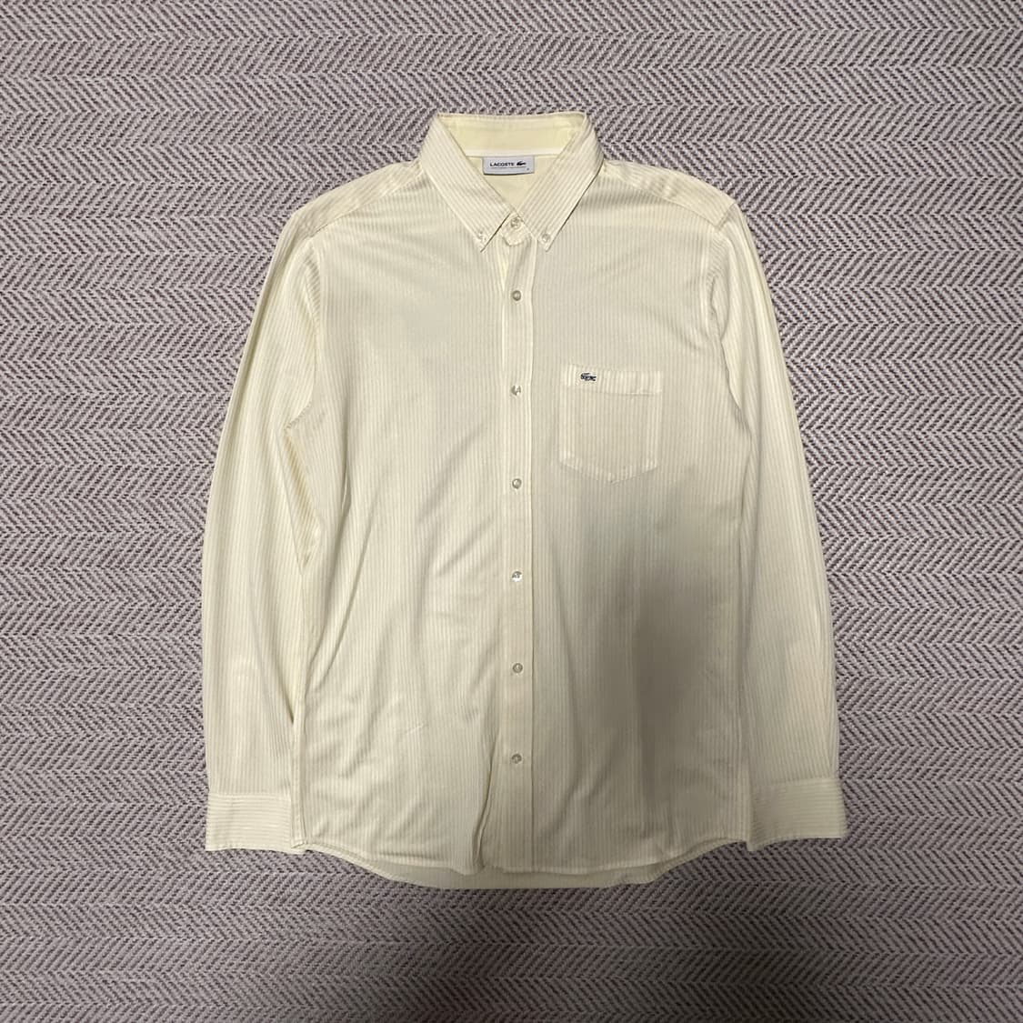 LACOSTE japan made shirt yellow 상품이미지1