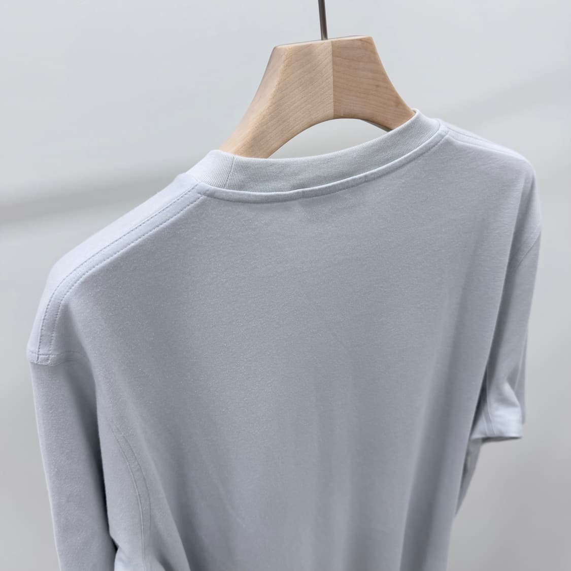 [S+급/L] 에르메스 벨키로브 패치 크루넥 코튼 반팔 티셔츠 상품이미지5