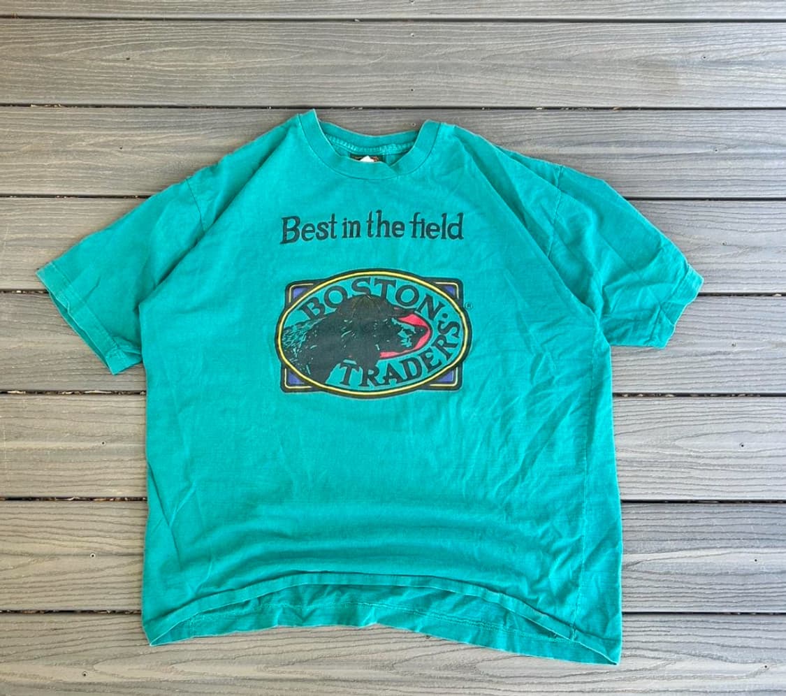 90’s 빈티지 Boston Traders 티셔츠 XL 상품이미지1