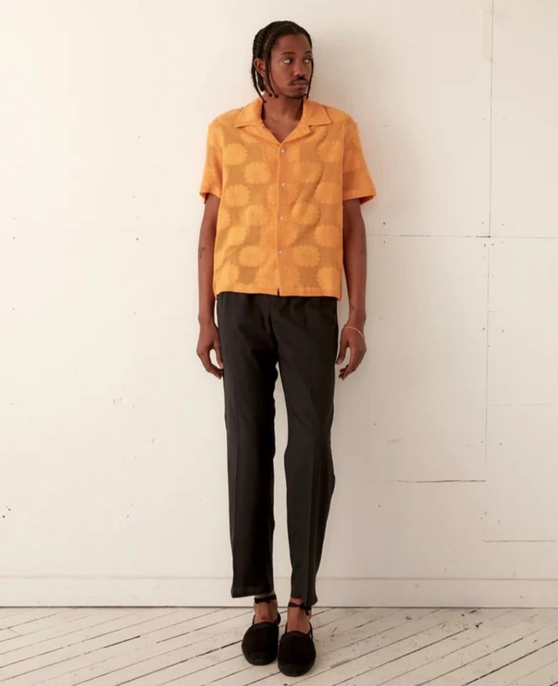 보디 선플라워 자수 셔츠 상품이미지3