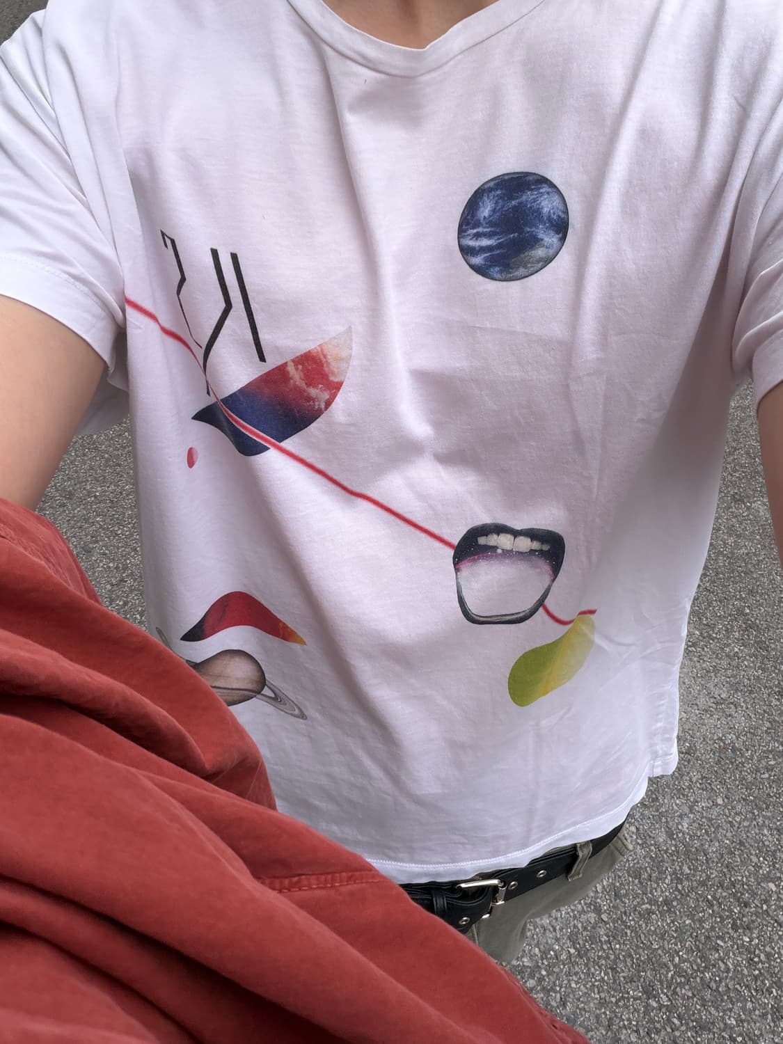 라프시몬스 2015ss RS플래닛 반팔 티셔츠 (M) 상품이미지8