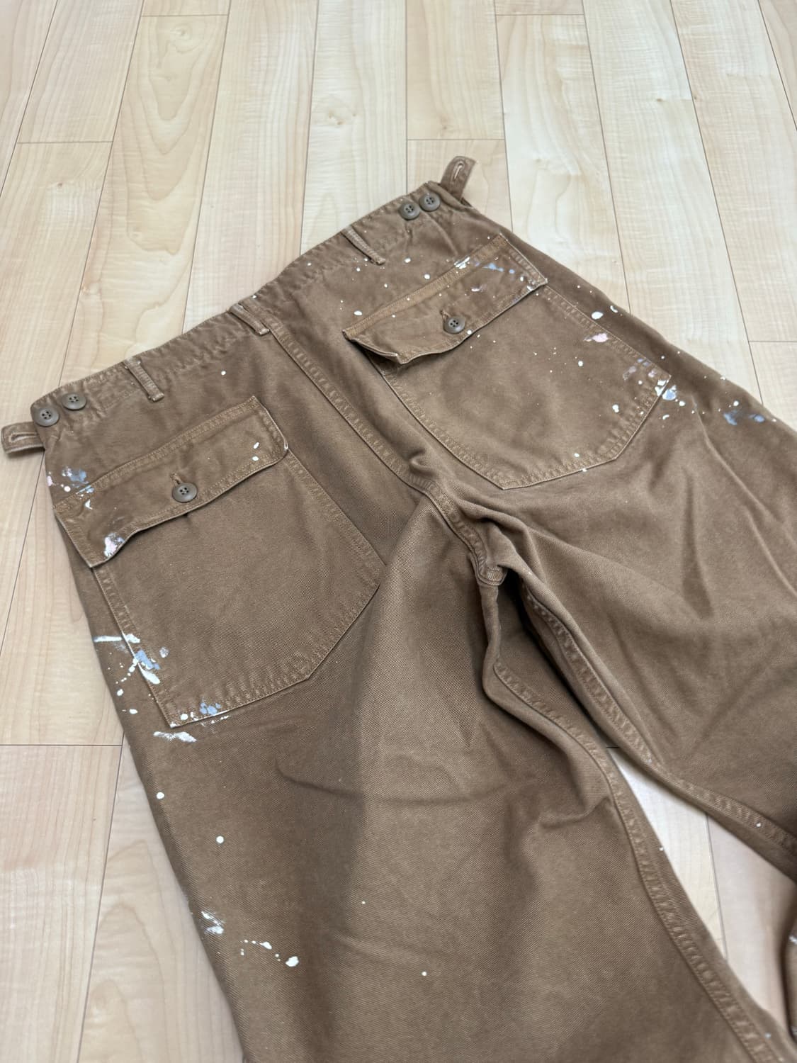 오어슬로우X시프트지 페인팅 퍼티그 팬츠 상품이미지5