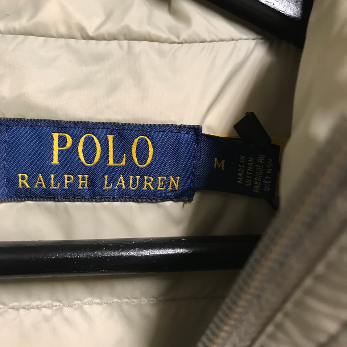폴로 랄프로렌 QR 경량 패딩 베이지 M(W) 상품이미지5