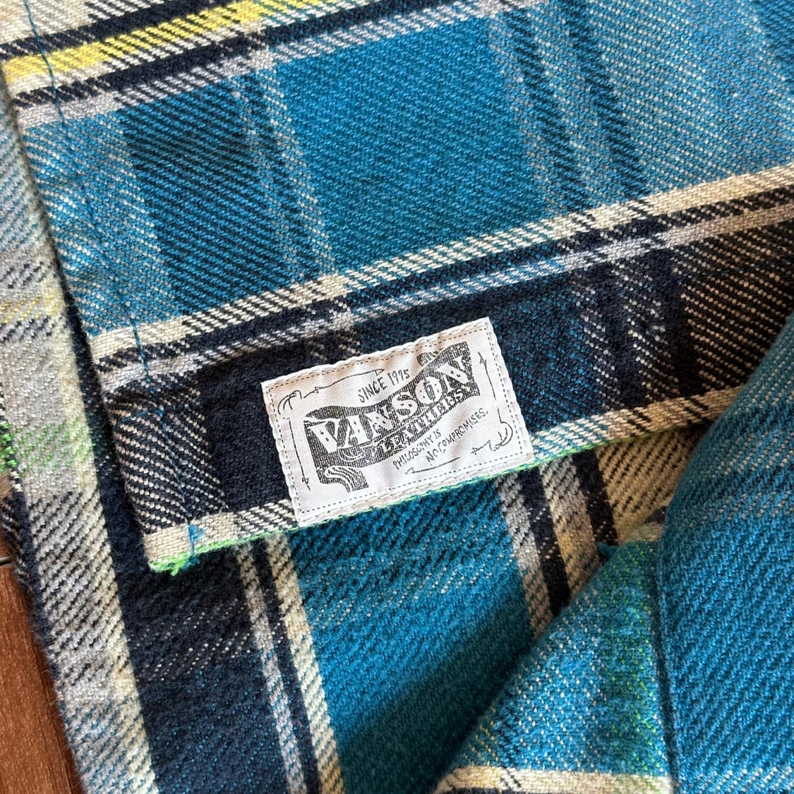 Vanson check flannel western shirts 상품이미지8