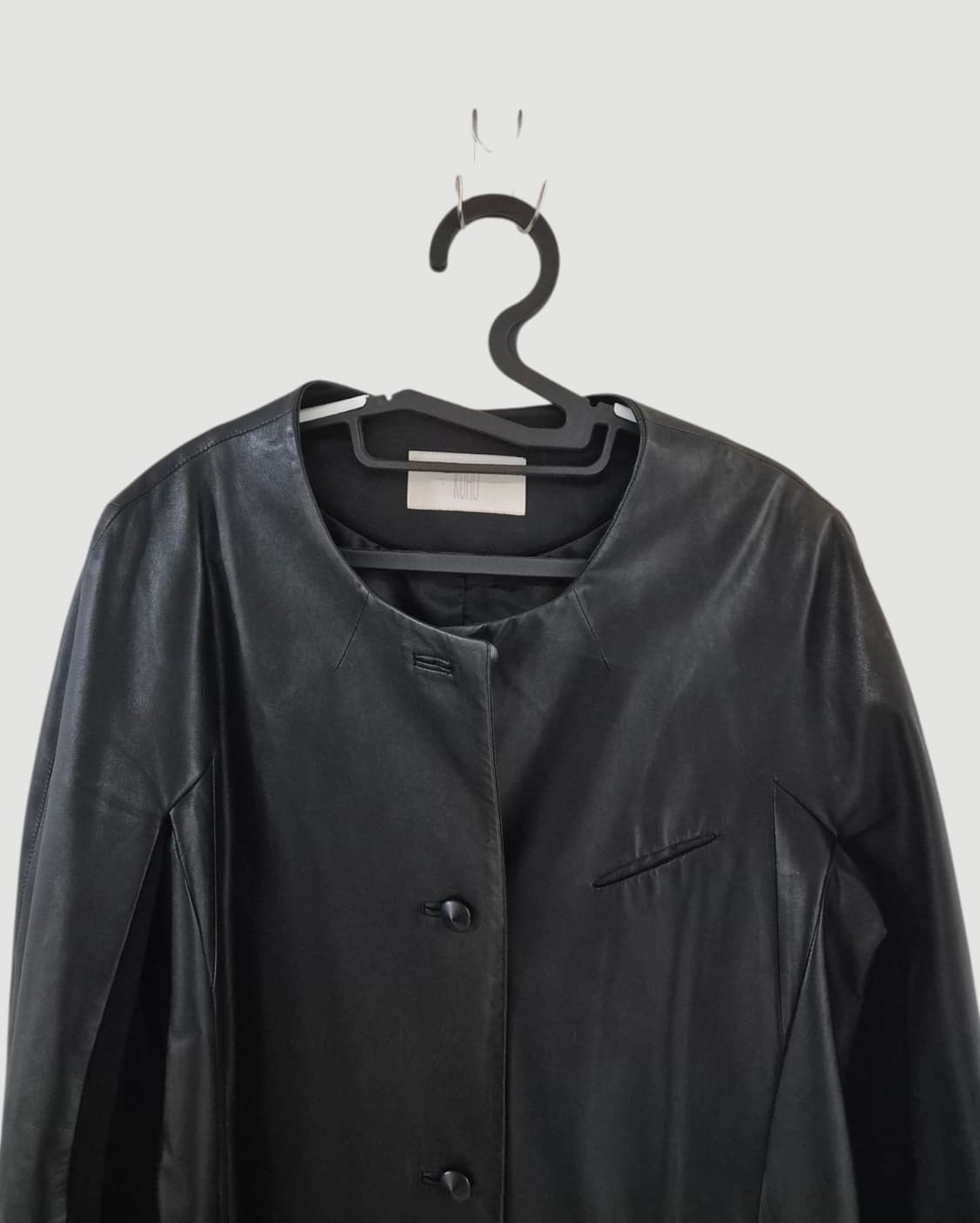 [55~66]KUHO쿠호 여자 양가죽 롱자켓 상품이미지2