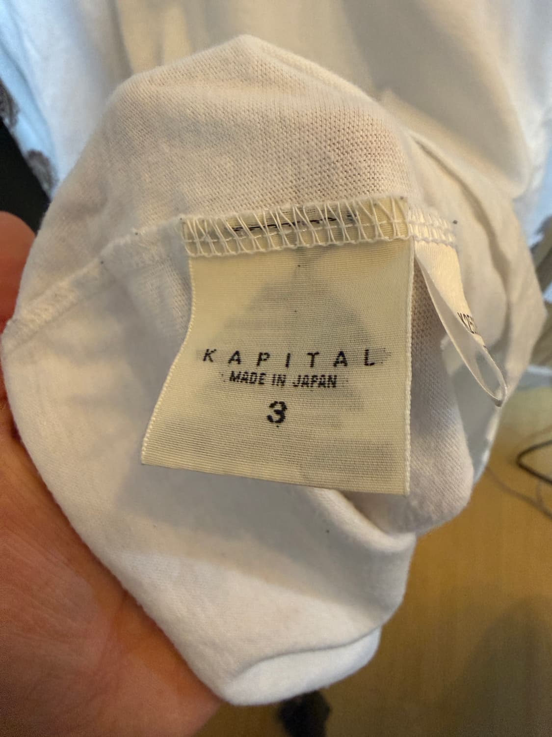 캐피탈 콘초 롱슬리브(white) 상품이미지3