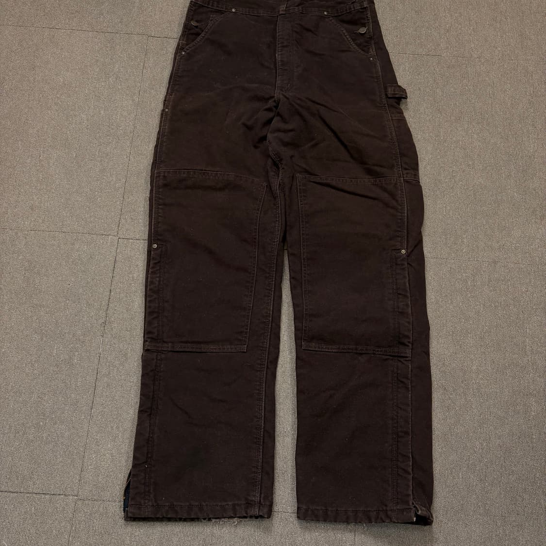 carhartt 칼하트 더블니 퀄팅라이너 오버롤 덕팬츠 누빔 32 상품이미지3