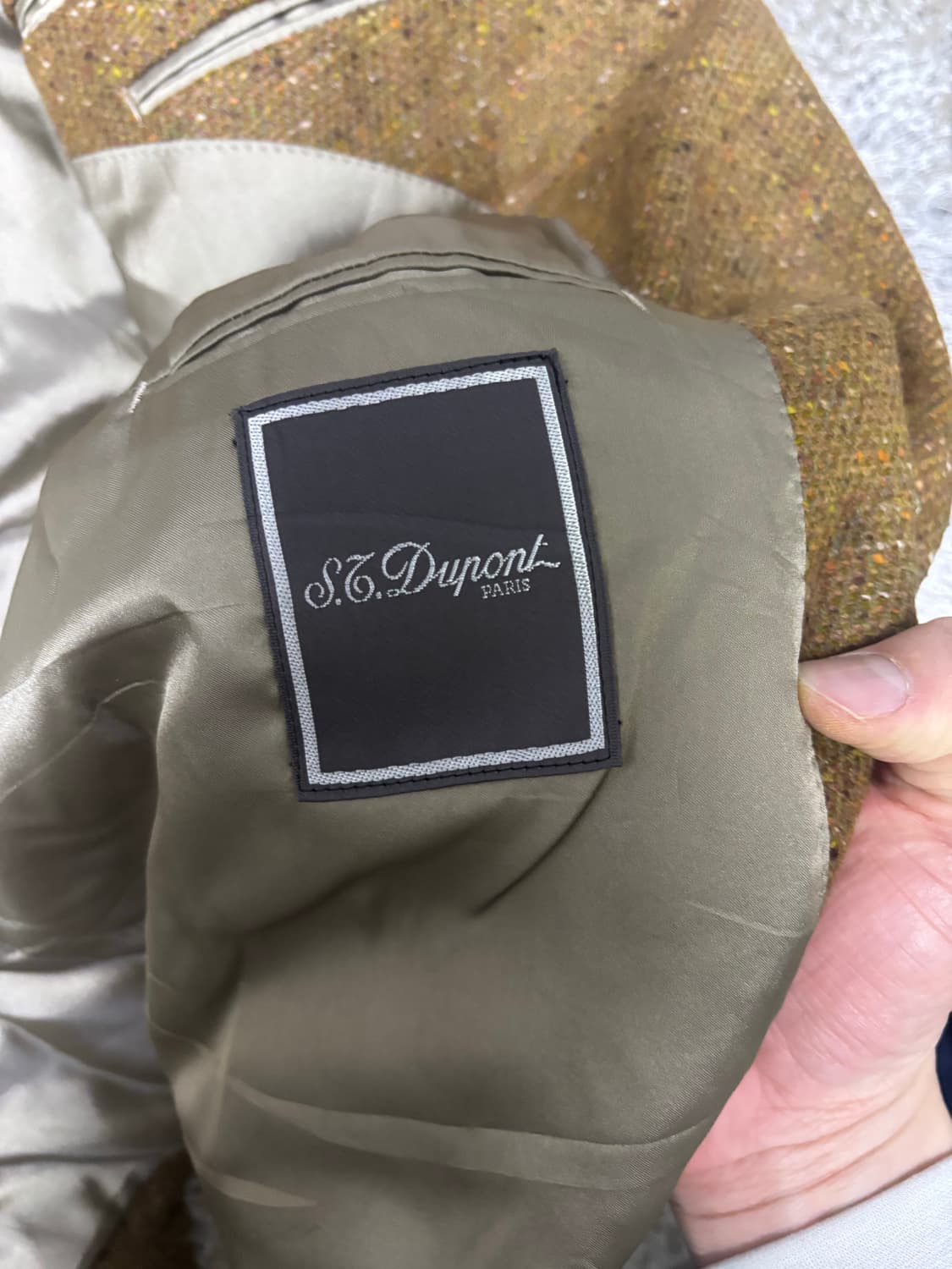 일제 듀퐁 캐시미어혼방 더블 블레이저 사이즈 100-105 상품이미지4