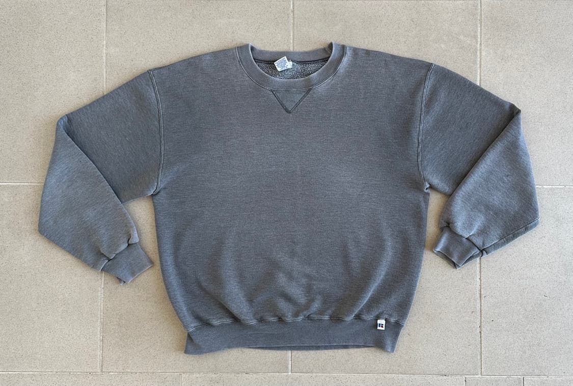 90s 빈티지 러셀 스웻셔츠 그레이 L 상품이미지1