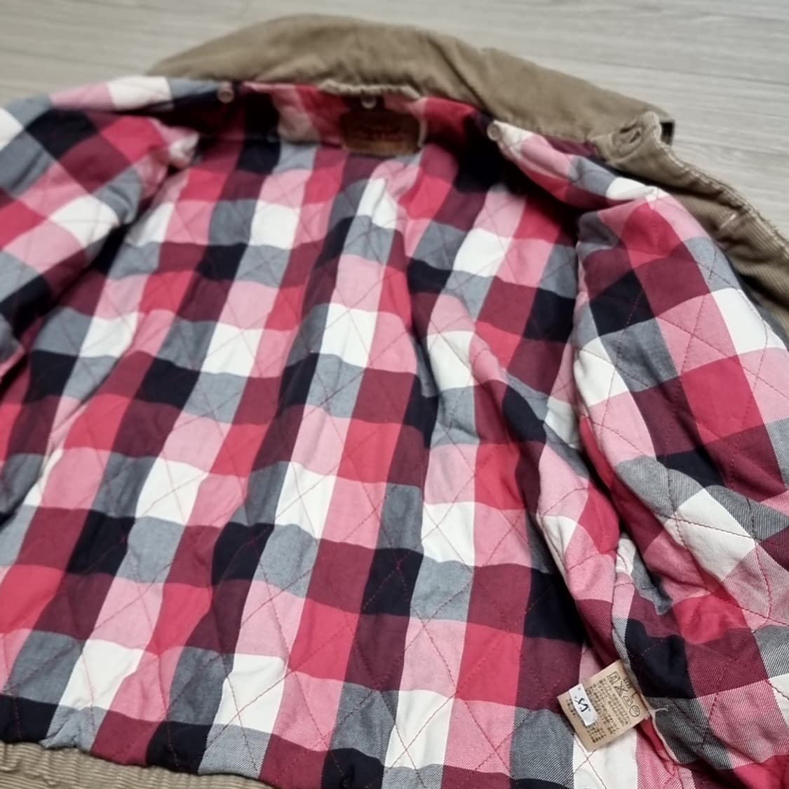 일본제 90s 리바이스 코듀로이 자켓 브라운(100) 상품이미지4