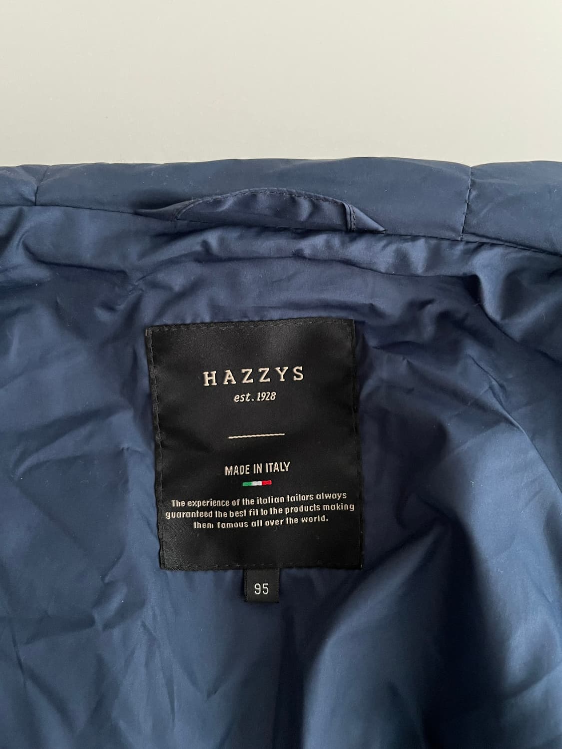 95) 헤지스 HAZZYS 후드 코트 네이비 상품이미지5