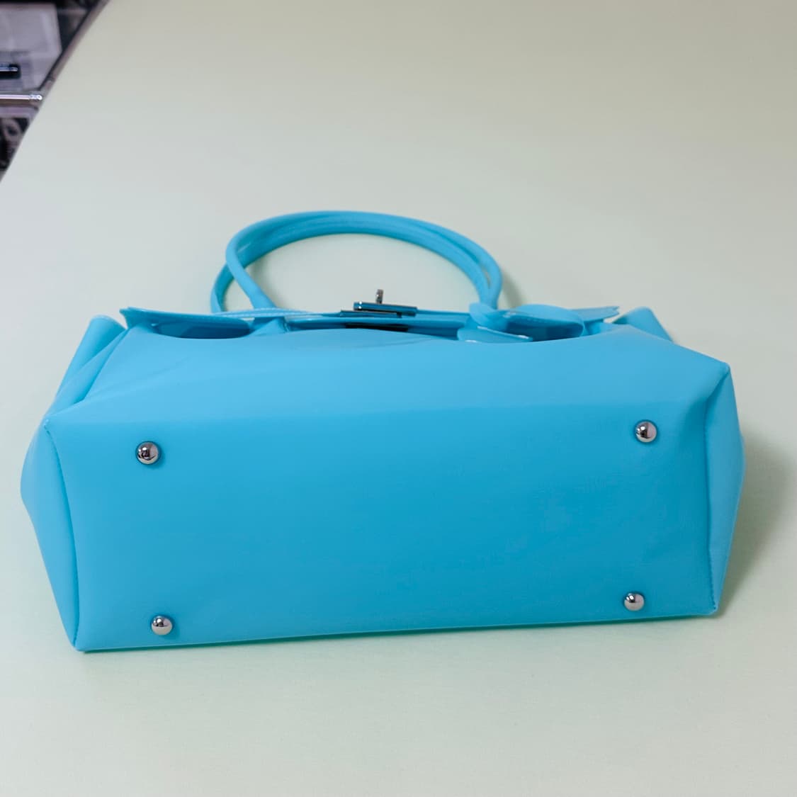 바로배송🩵키키 블루 젤리버킨백🩵 상품이미지5