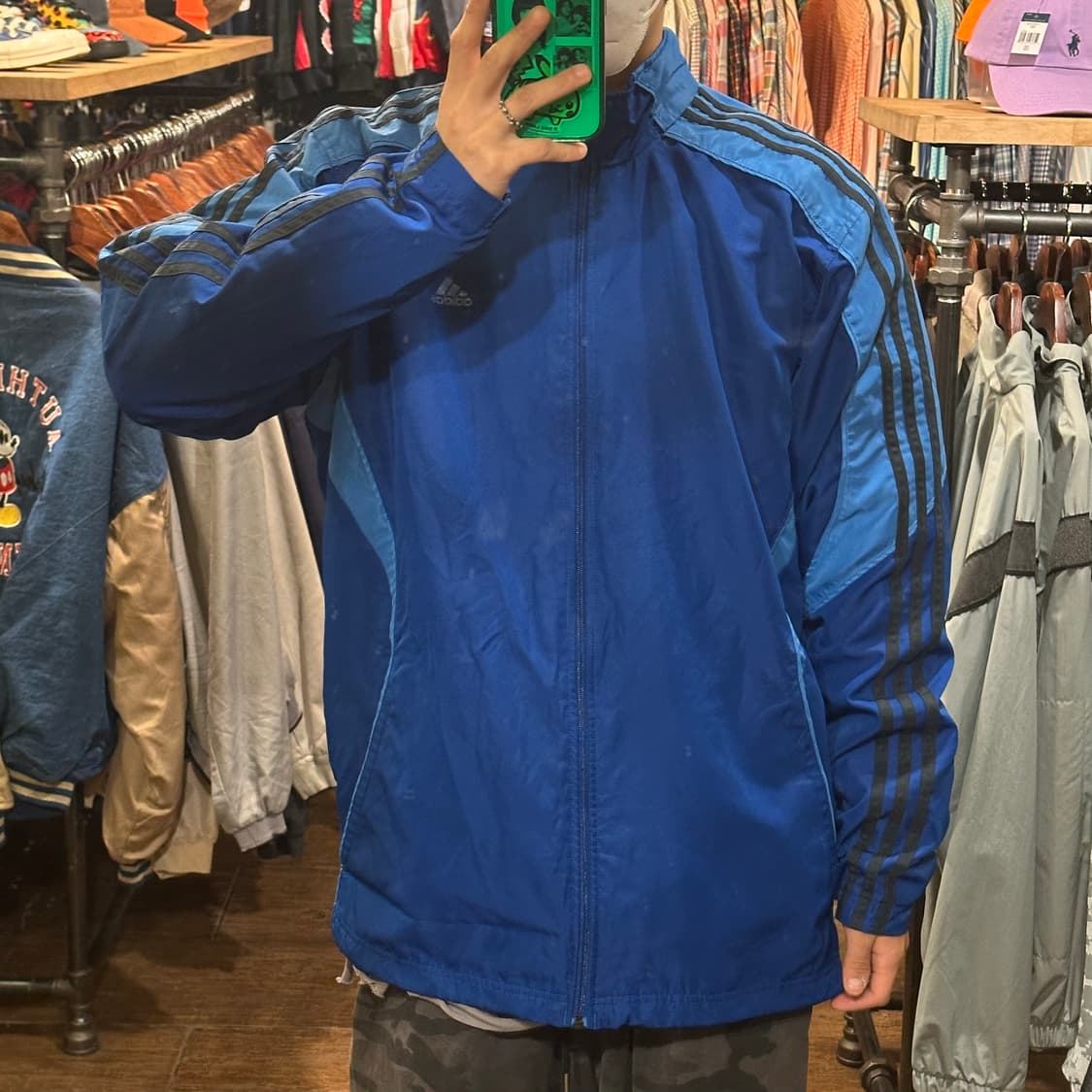 [HI] 아디다스 바람막이 블루 상품이미지2