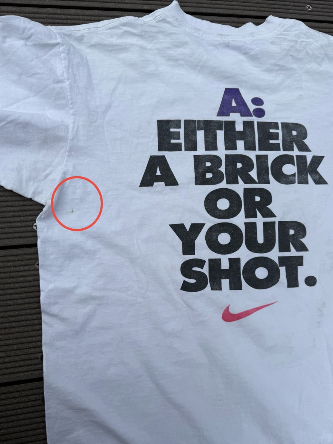 80s 빈티지 나이키 반팔 티셔츠 MADE IN USA 상품이미지5