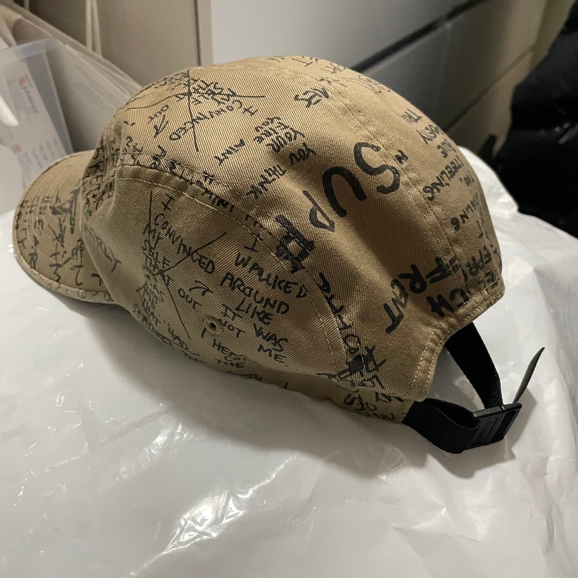 슈프림 곤즈 포엠 캠프캡 카키 상품이미지2